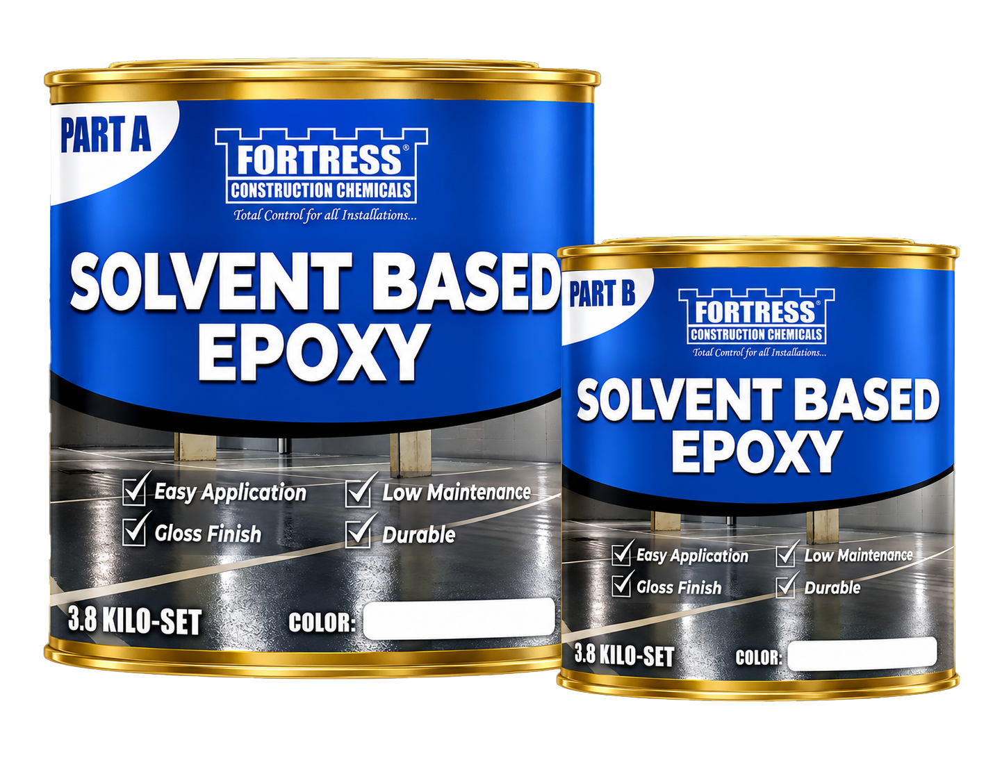 Fortress Solvent-Based Epoxy Can Set